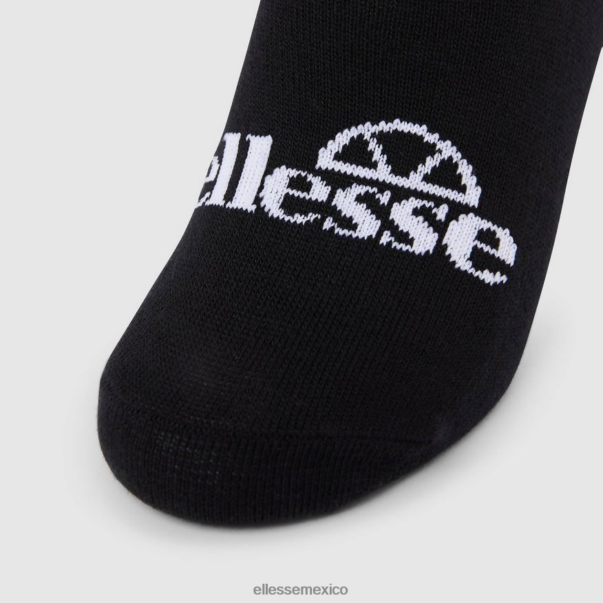 accesorios mx Ellesse elegante frimo pack de 3 calcetines invisibles negro 84X86H497