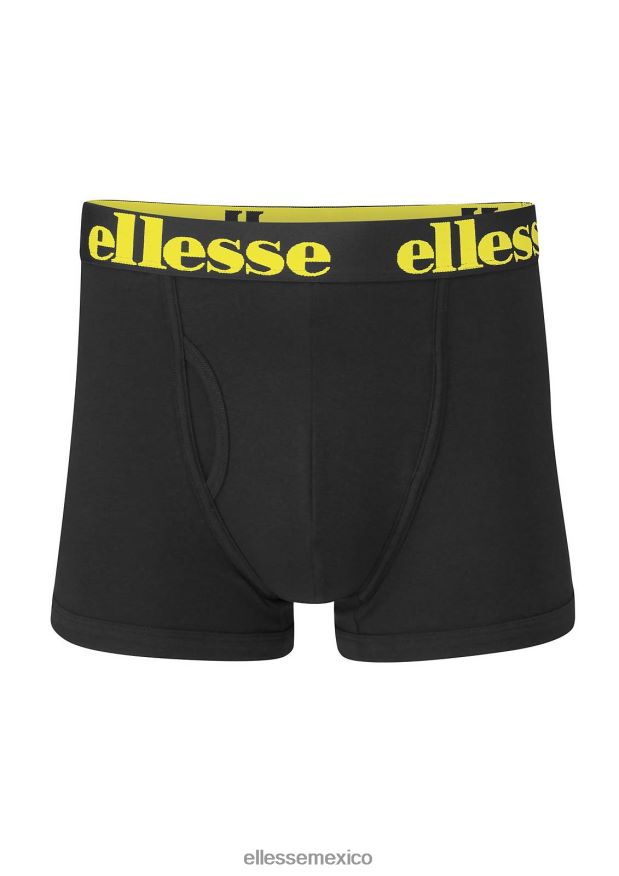accesorios mx Ellesse hombres paquete de 3 calzoncillos hali negro 84X86H490