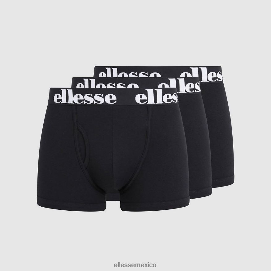 accesorios mx Ellesse hombres paquete de 3 calzoncillos hali negro 84X86H494