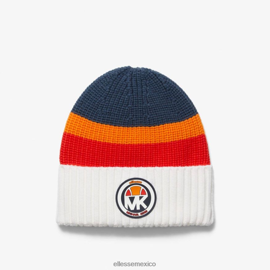 accesorios mx Ellesse elegante gorro de canalé grueso mk azul 84X86H260