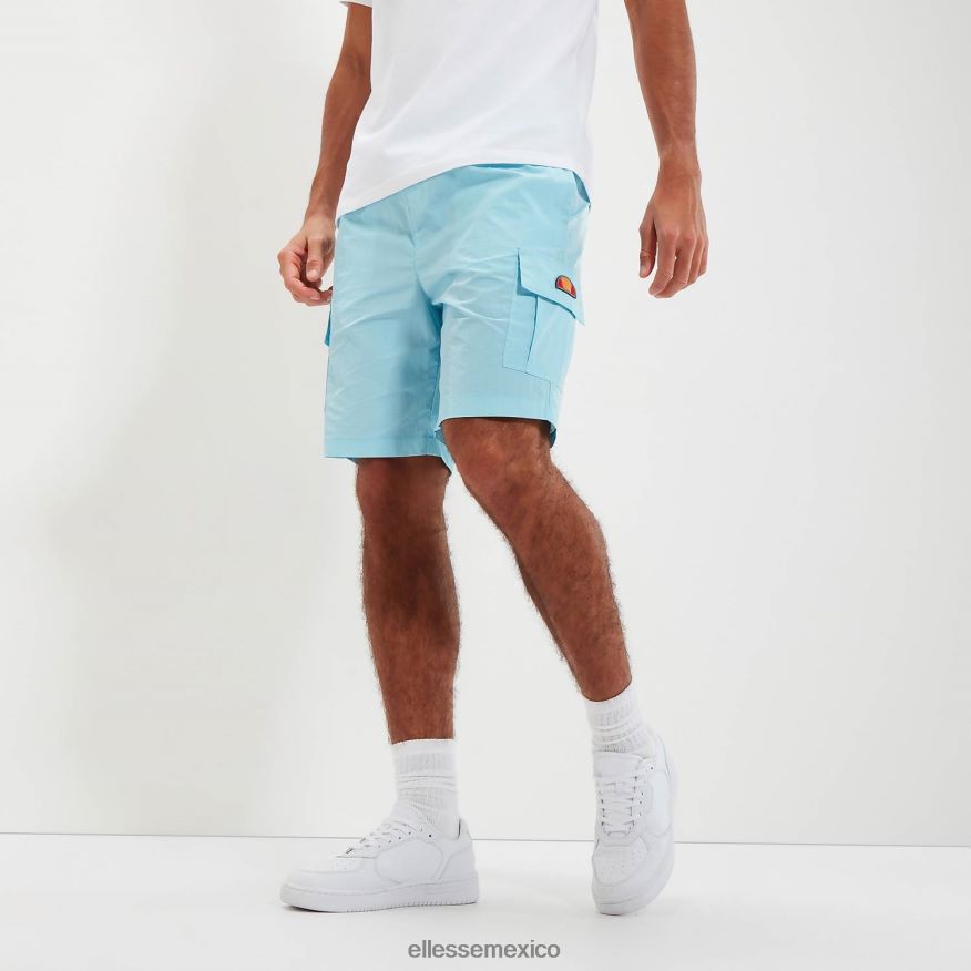 ropa mx Ellesse hombres chicos cortos azul claro 84X86H418
