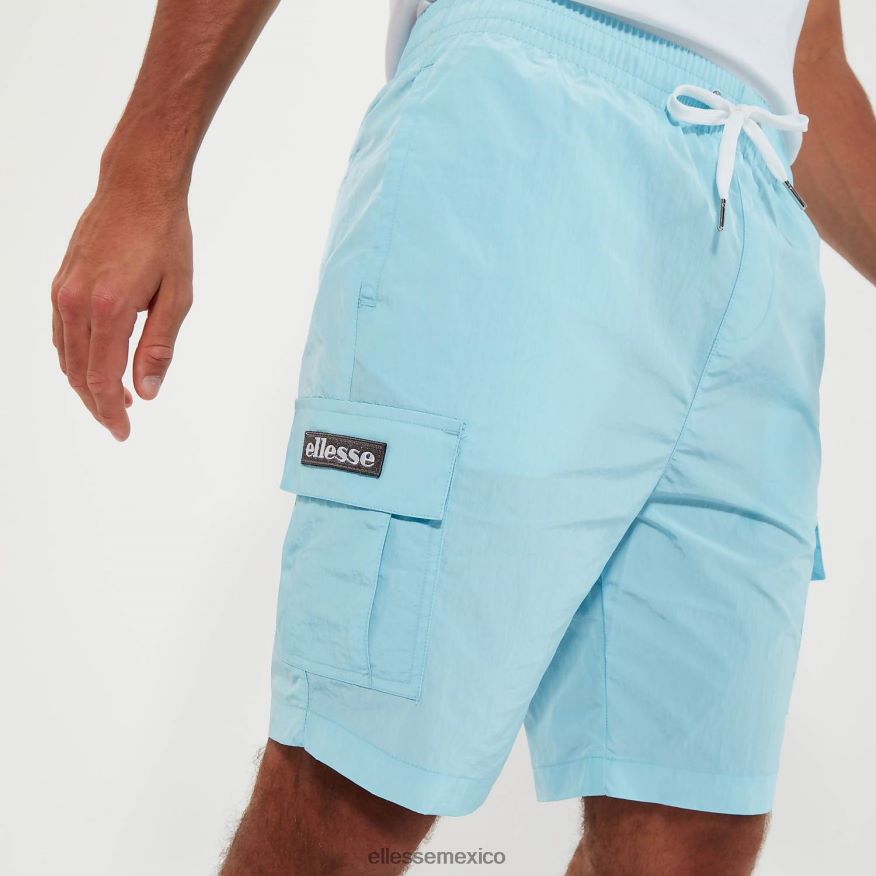 ropa mx Ellesse hombres chicos cortos azul claro 84X86H418