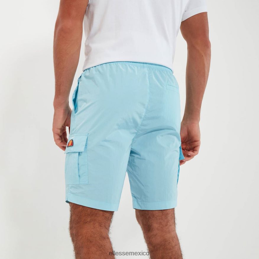 ropa mx Ellesse hombres chicos cortos azul claro 84X86H418