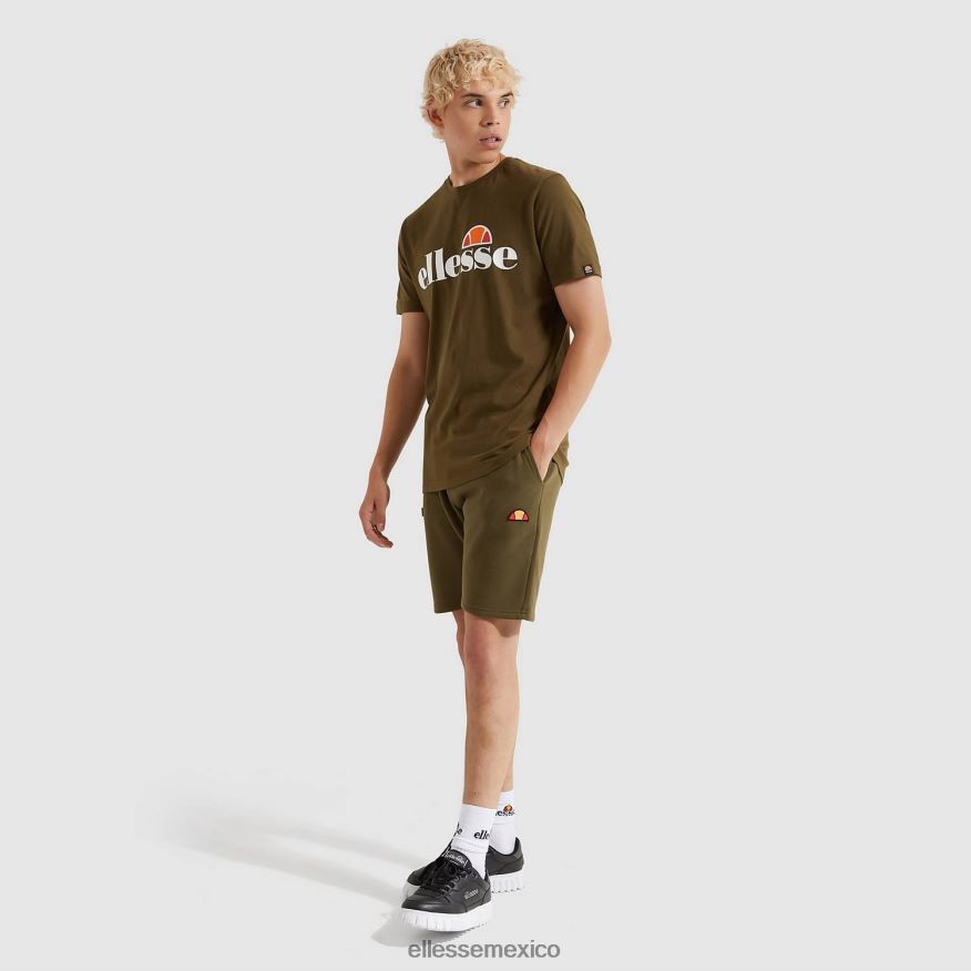 ropa mx Ellesse hombres pantalones cortos de lana noli caqui 84X86H422