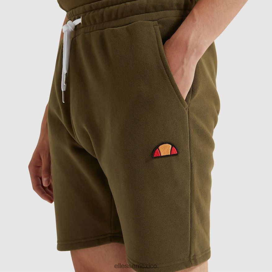 ropa mx Ellesse hombres pantalones cortos de lana noli caqui 84X86H422