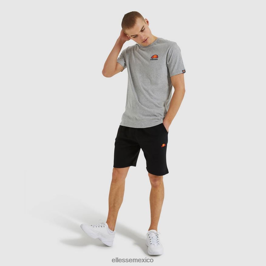 ropa mx Ellesse hombres pantalones cortos de lana noli negro antracita 84X86H420