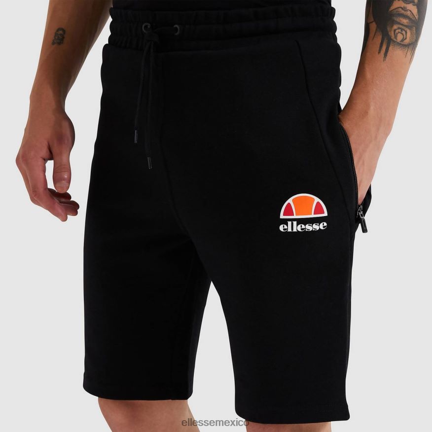 ropa mx Ellesse hombres pantalones cortos kraviz negro 84X86H439