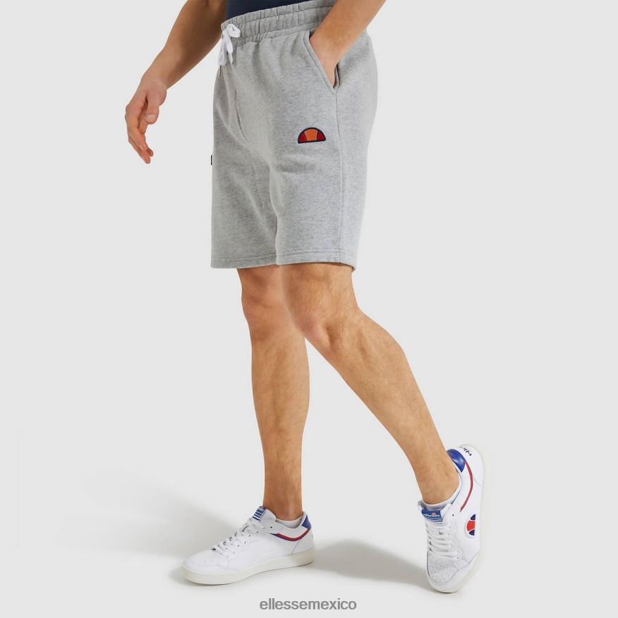 ropa mx Ellesse hombres pantalones cortos polares noli jaspeado gris 84X86H419
