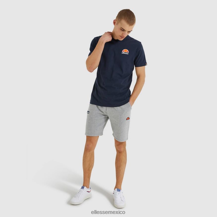 ropa mx Ellesse hombres pantalones cortos polares noli jaspeado gris 84X86H419