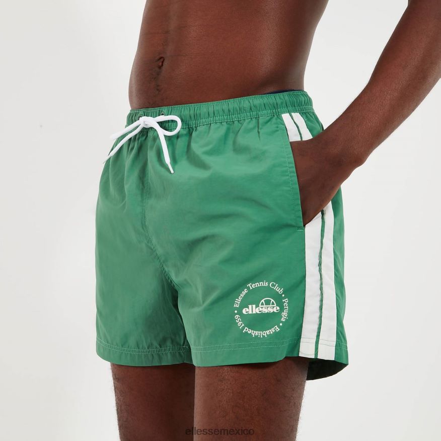 ropa mx Ellesse hombres shorts de baño tenios verde 84X86H431
