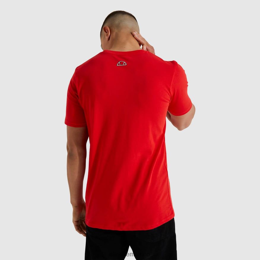 ropa mx Ellesse hombres camiseta cibernética inadaptados rojo 84X86H484