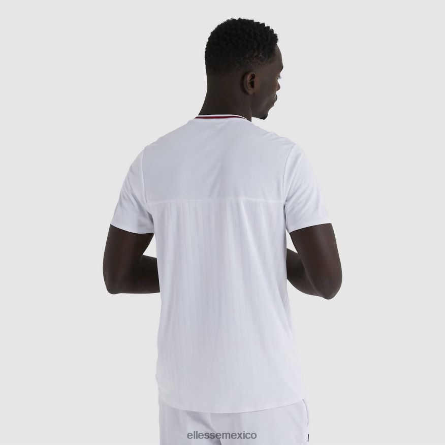 ropa mx Ellesse hombres camiseta de aarón blanco 84X86H479