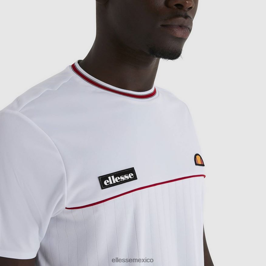 ropa mx Ellesse hombres camiseta de aarón blanco 84X86H479