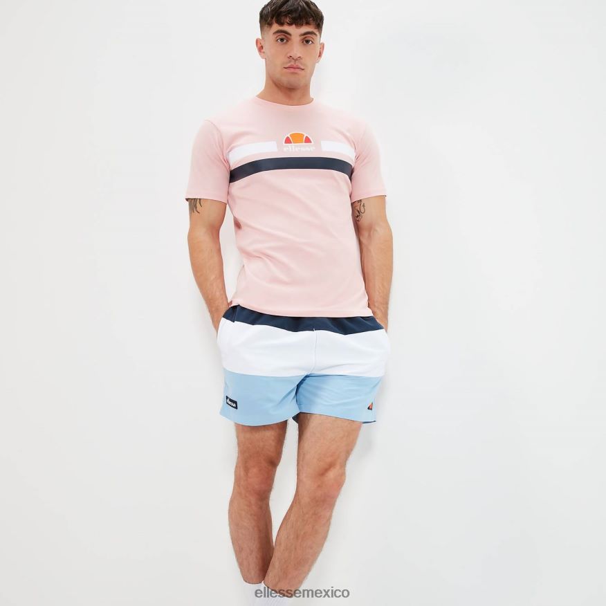 ropa mx Ellesse hombres camiseta de abril Rosa claro 84X86H370