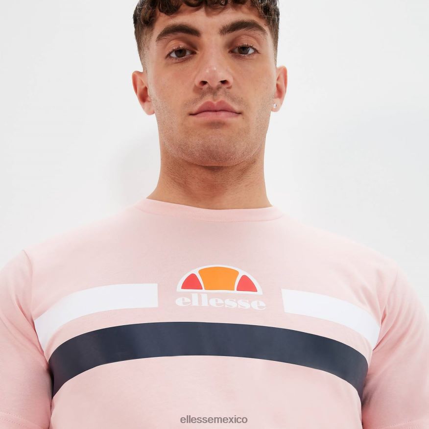 ropa mx Ellesse hombres camiseta de abril Rosa claro 84X86H370