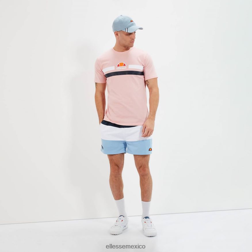 ropa mx Ellesse hombres camiseta de abril Rosa claro 84X86H370