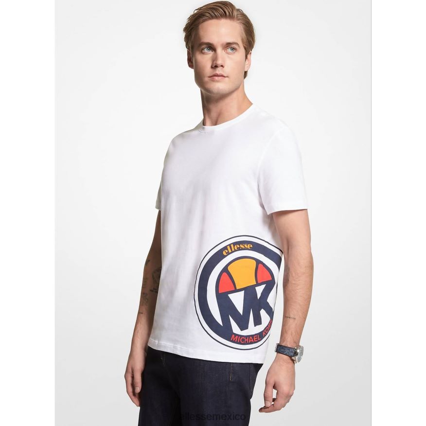 ropa mx Ellesse hombres camiseta de algodón mk logo 84X86H392