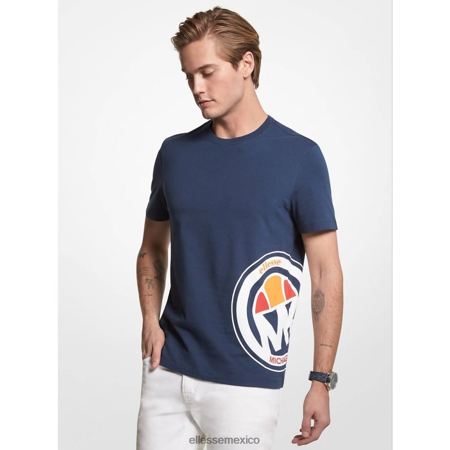 ropa mx Ellesse hombres camiseta de algodón mk logo 84X86H403