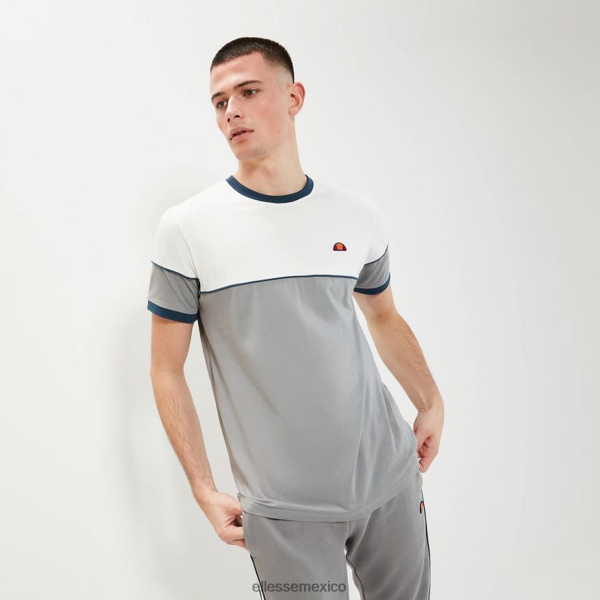 ropa mx Ellesse hombres camiseta de cabaña gris 84X86H359