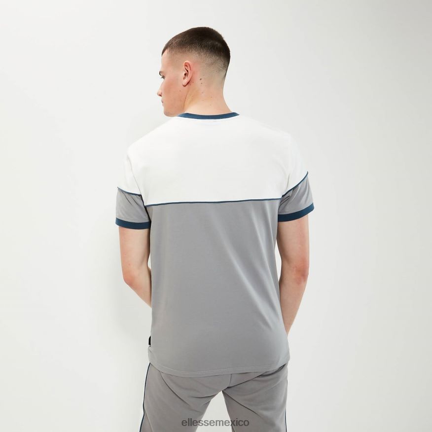 ropa mx Ellesse hombres camiseta de cabaña gris 84X86H359