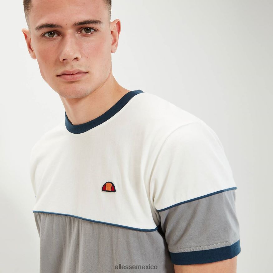 ropa mx Ellesse hombres camiseta de cabaña gris 84X86H359