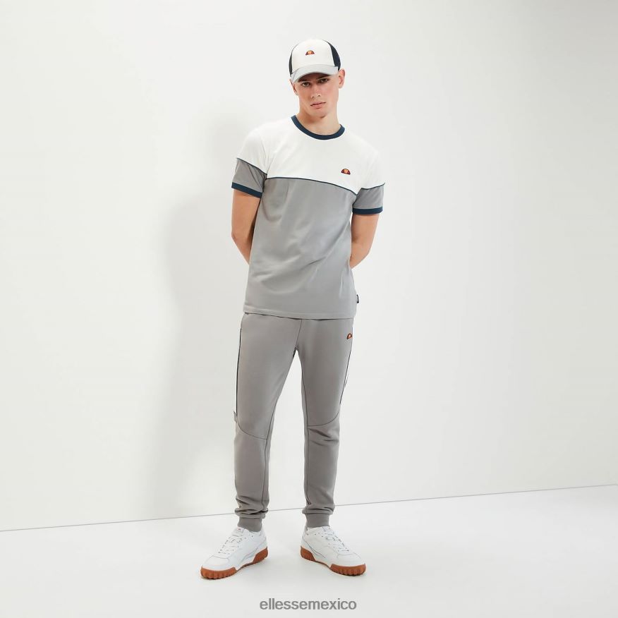 ropa mx Ellesse hombres camiseta de cabaña gris 84X86H359