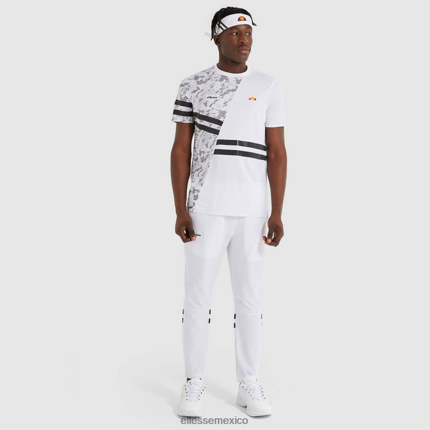 ropa mx Ellesse hombres camiseta de dígitos blanco 84X86H485