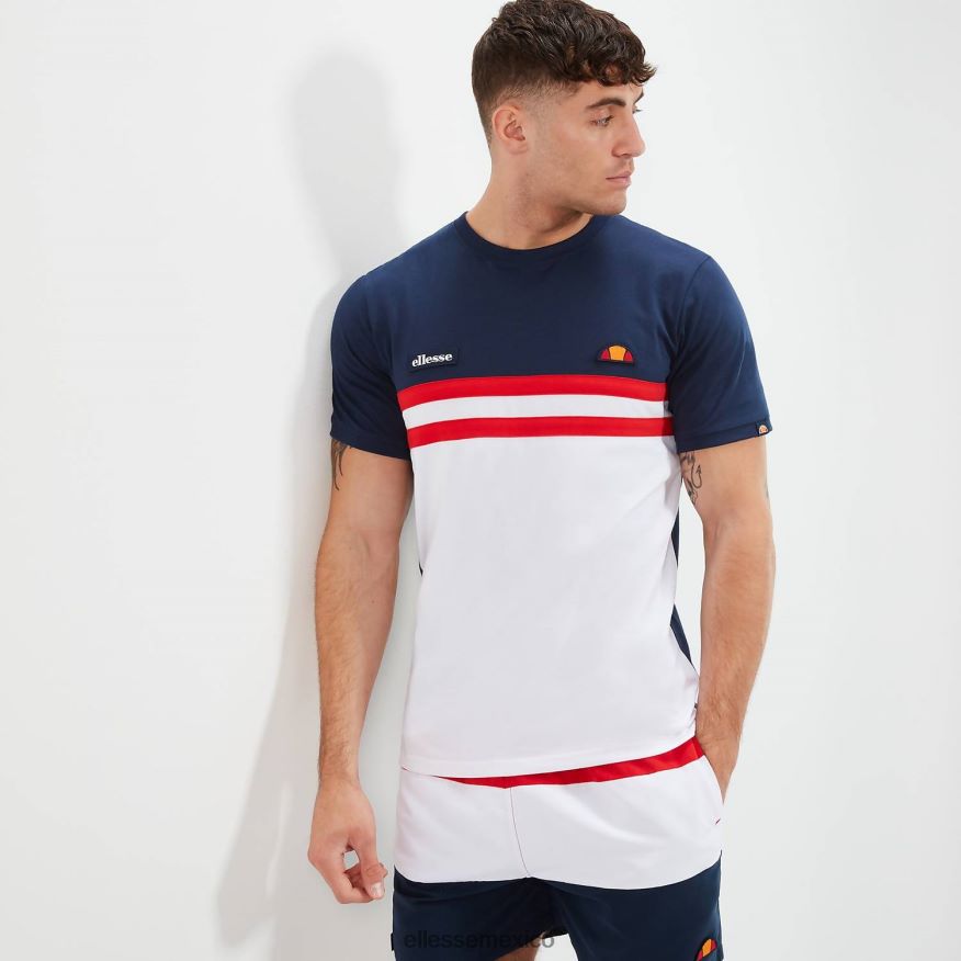 ropa mx Ellesse hombres camiseta venire azul marino/rojo/blanco 84X86H401