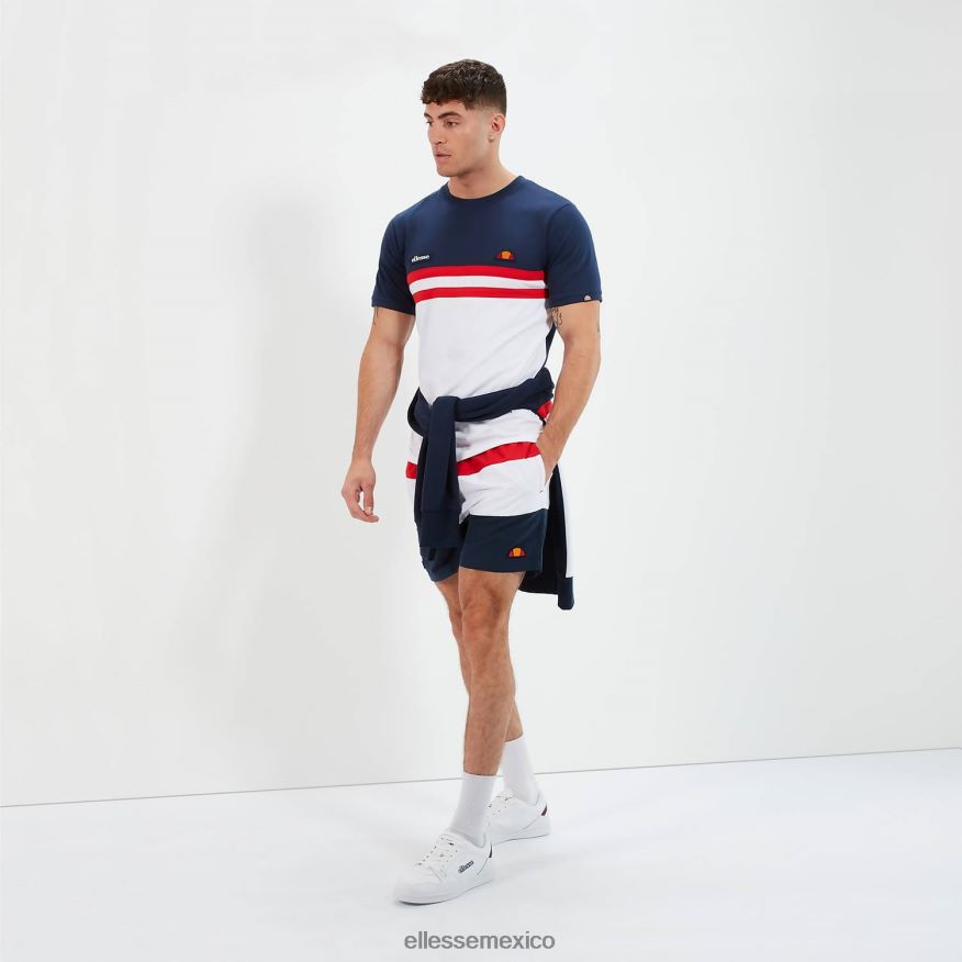 ropa mx Ellesse hombres camiseta venire azul marino/rojo/blanco 84X86H401