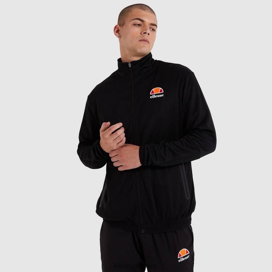 ropa mx Ellesse hombres parte superior de la pista de marzo negro 84X86H326