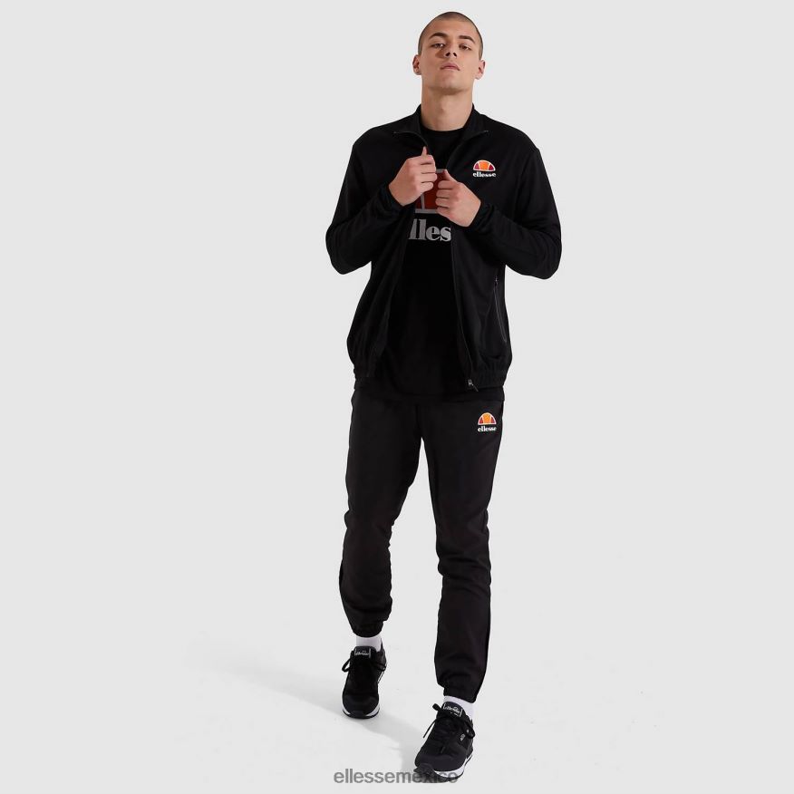 ropa mx Ellesse hombres parte superior de la pista de marzo negro 84X86H326