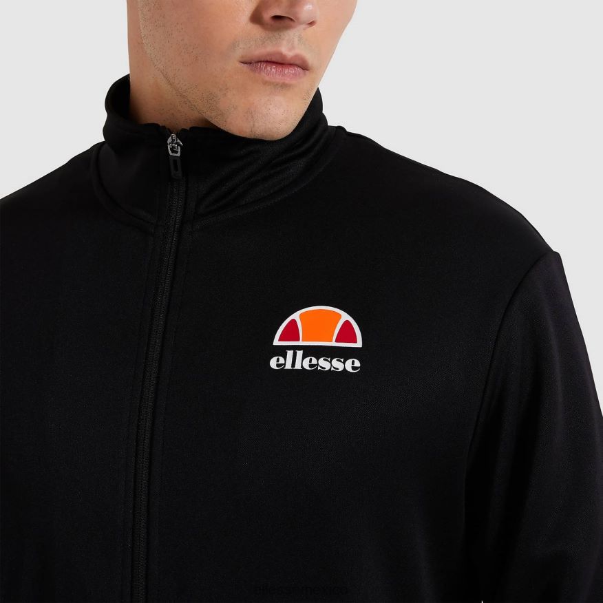 ropa mx Ellesse hombres parte superior de la pista de marzo negro 84X86H326