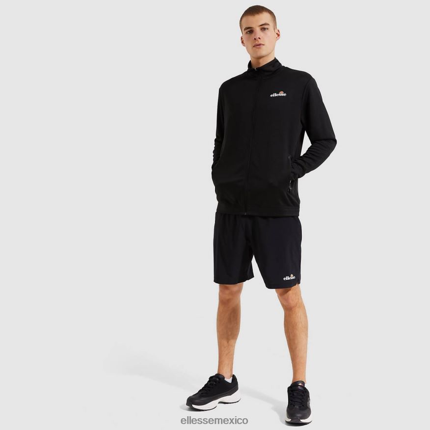 ropa mx Ellesse hombres parte superior de la pista de marzo negro 84X86H326