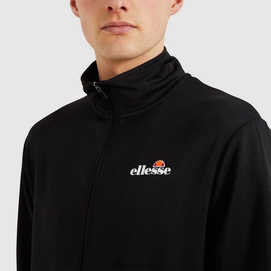 ropa mx Ellesse hombres parte superior de la pista de marzo negro 84X86H326