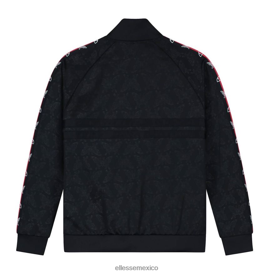 ropa mx Ellesse hombres parte superior de la pista del mañana negro 84X86H320