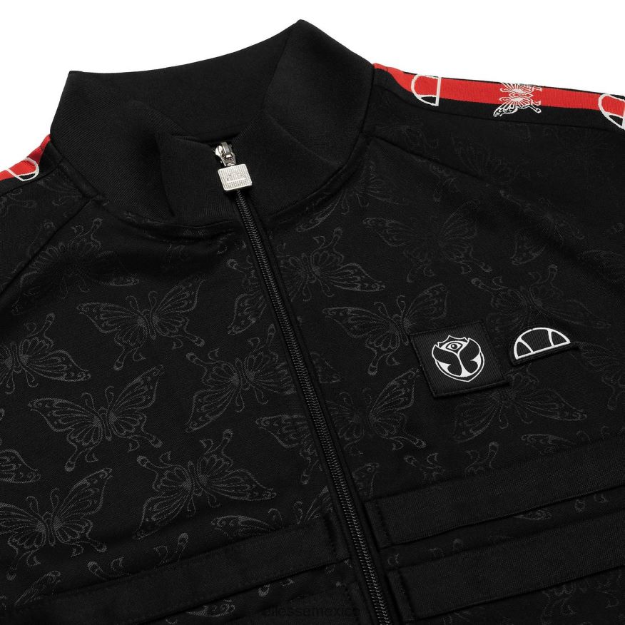 ropa mx Ellesse hombres parte superior de la pista del mañana negro 84X86H320