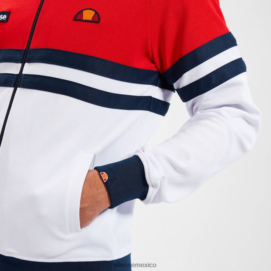 ropa mx Ellesse hombres top deportivo de rímini rojo/blanco/azul marino 84X86H323