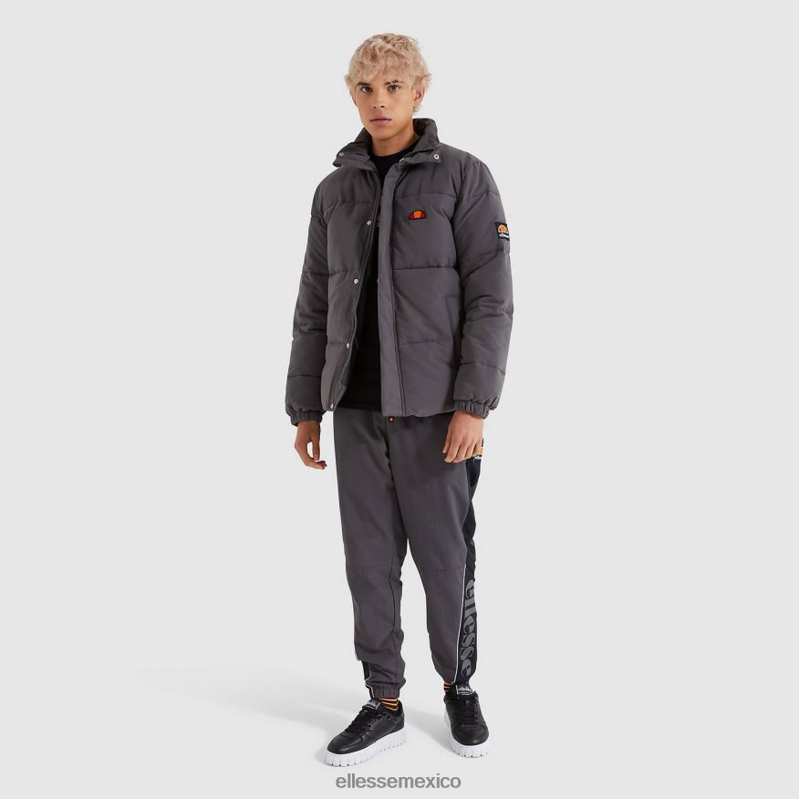 ropa mx Ellesse hombres chaqueta acolchada igris gris oscuro 84X86H468