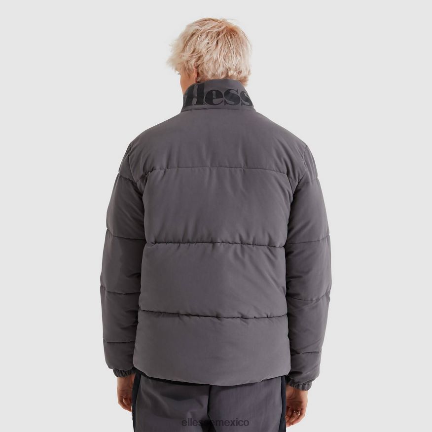 ropa mx Ellesse hombres chaqueta acolchada igris gris oscuro 84X86H468