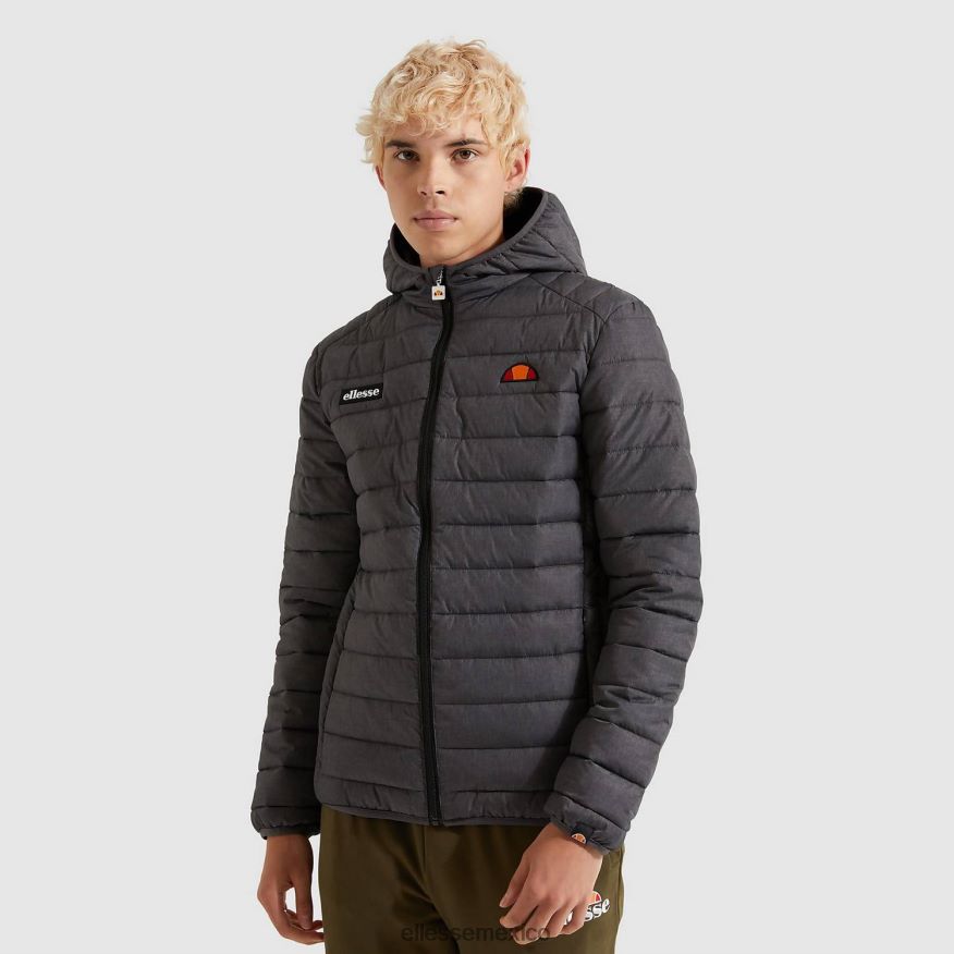 ropa mx Ellesse hombres chaqueta acolchada lombardía marga gris oscuro 84X86H287