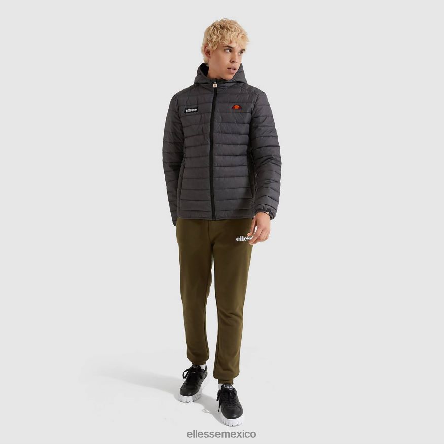 ropa mx Ellesse hombres chaqueta acolchada lombardía marga gris oscuro 84X86H287