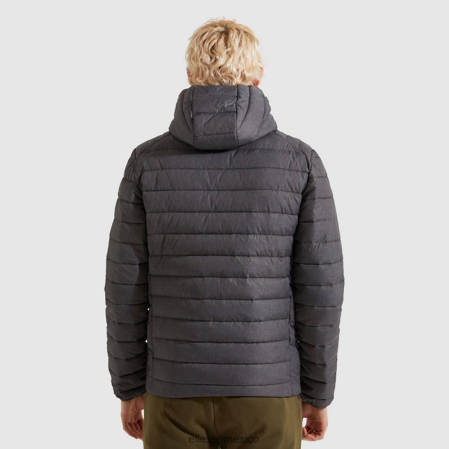 ropa mx Ellesse hombres chaqueta acolchada lombardía marga gris oscuro 84X86H287