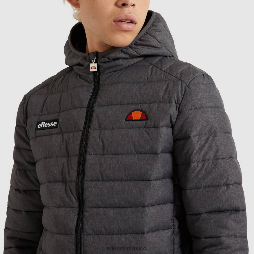 ropa mx Ellesse hombres chaqueta acolchada lombardía marga gris oscuro 84X86H287