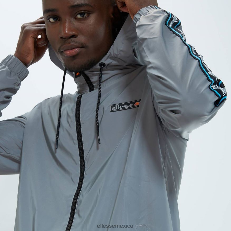 ropa mx Ellesse hombres chaqueta landorus con cremallera completa reflexivo 84X86H267
