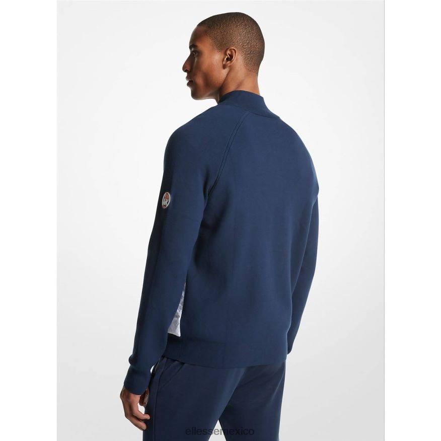 ropa mx Ellesse hombres chaqueta mk mix media azul 84X86H310