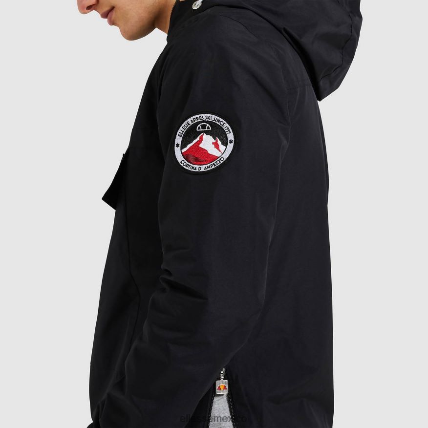 ropa mx Ellesse hombres chaqueta mont 2 oh negra antracita 84X86H268