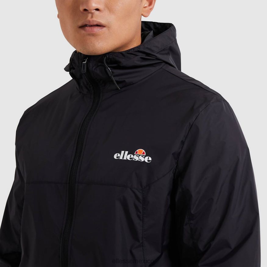 ropa mx Ellesse hombres chaqueta moralez fz negro 84X86H284