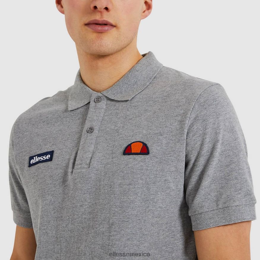 ropa mx Ellesse hombres polo de monte marga gris 84X86H383