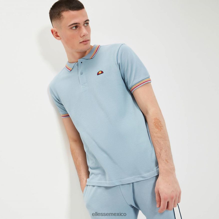 ropa mx Ellesse hombres polo de rooks azul claro 84X86H388