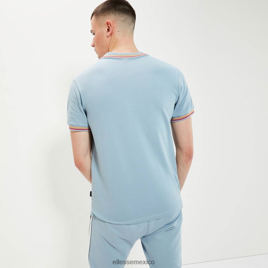 ropa mx Ellesse hombres polo de rooks azul claro 84X86H388